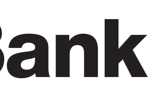 KeyBank logo, black text with red key