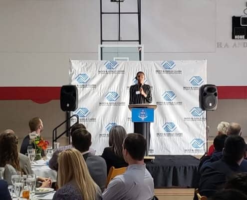 Teya Shearer Giving her 2019 Youth of the Year speech