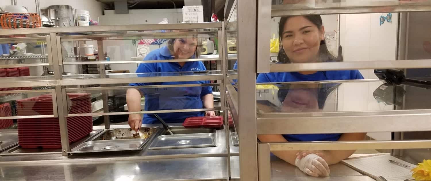Inukai Kids Cafe Staff working