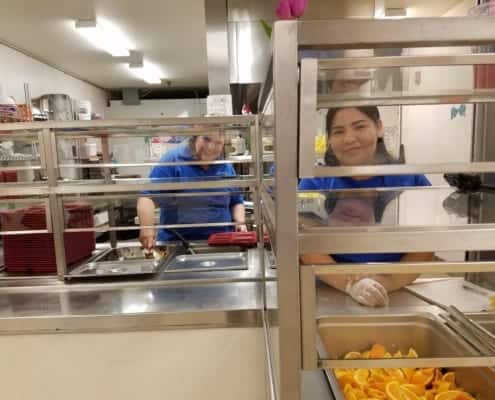 Inukai Kids Cafe Staff working