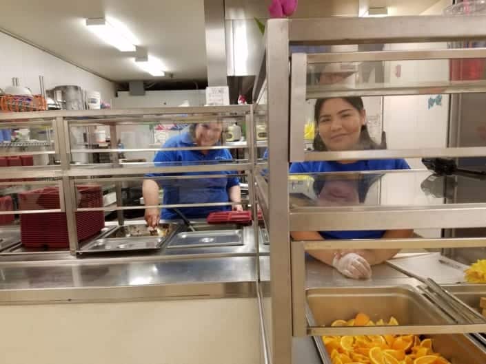 Inukai Kids Cafe Staff working
